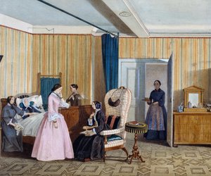 Camera da letto in stile Biedermeier, Austria da Austrian School