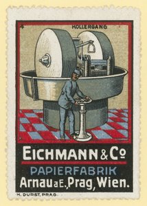 Eichmann & Co produttori di carta, Arnau am Elbe, Praga, Vienna da Austrian School
