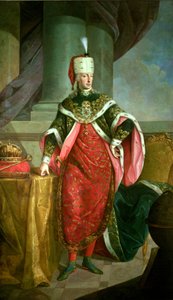 Imperatore Francesco I (1708-65) Sacro Romano Imperatore, con indosso le vesti ufficiali dell