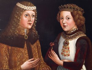 Ladislao Postumo Re di Boemia e Maddalena di Valois da Austrian School
