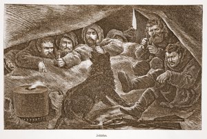 Vita nella tenda, 1896 da Austrian School