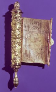 Megillah (Rotolo di Ester) in una custodia d