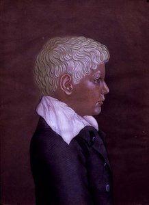 Ritratto di un ragazzo dai capelli biondi