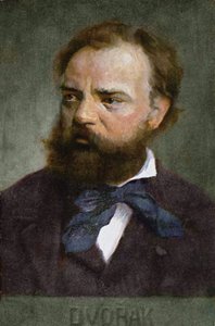 Cartolina raffigurante Antonin Dvorak (1841-1904) prima del 1914 da Austrian School