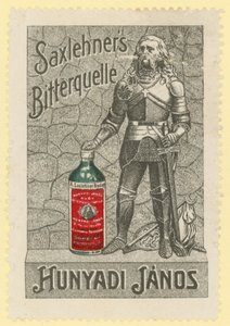 Acqua minerale Saxlehners Bitterquelle da Austrian School