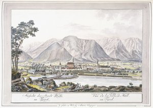 Veduta di Hall in Tirol, 1779-1792