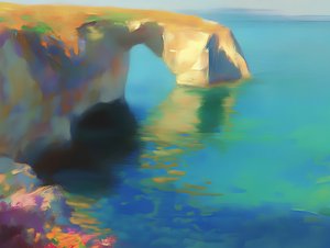Arco colorato sull