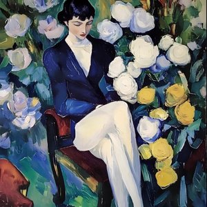 Giardino della donna elegante da Avanesova Elena