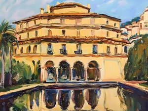 Riflessi di una villa mediterranea da Avanesova Elena