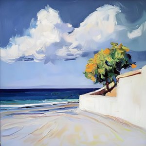 Vista sulla spiaggia dall