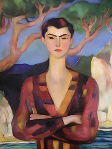 Una figura elegante sulla costa da Avanesova Elena