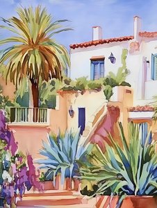 Villa soleggiata in stile mediterraneo da Avanesova Elena