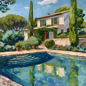 Villa soleggiata in stile mediterraneo da Avanesova Elena