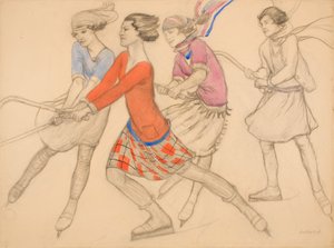 Hockey sul ghiaccio da Averil Mary Burleigh