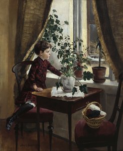 Interno con bambino