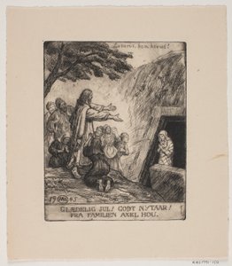 Cartolina di Natale e Capodanno