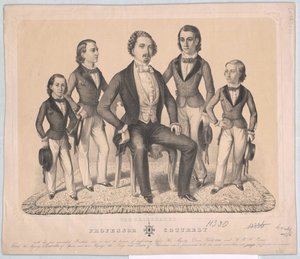 Gruppo La famiglia di artisti Cottrely da Axel Jakob Salmson