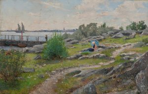 A. Lindman, Sulla costa