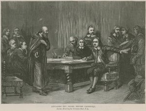 Menasseh Ben Israel davanti a Cromwell da Axel Törneman