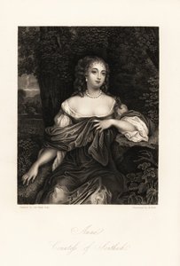 Ritratto di Anne Carnegie, Contessa di Southesk, moglie di James Carnegie, precedentemente Lady Anne Hamilton, nota per la sua relazione con il Duca di York da B. Holl