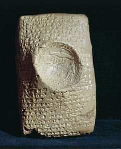 Tavoletta scritta in cuneiforme babilonese proveniente dalle rovine dell