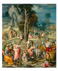 La raccolta della manna da Bacchiacca