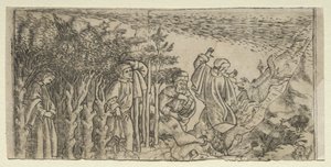 Dante perso nel bosco: fuga e incontro con Virgilio, Canto I da Baccio Baldini