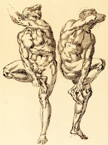 Due atti maschili da Baccio Bandinelli