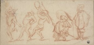 Figure di carnevale da Baccio del Bianco