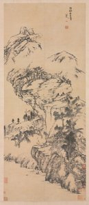 Paesaggio dopo Guo Zhongshu da Bada Shanren