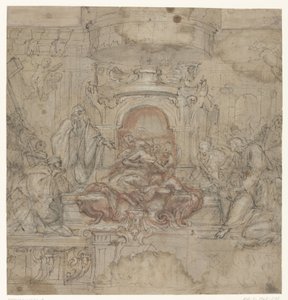 Progetto per un altare scenografico di Pasqua da Baldassare Franceschini