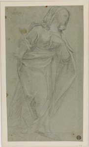 Figura femminile panneggiata in piedi da Baldassare Franceschini