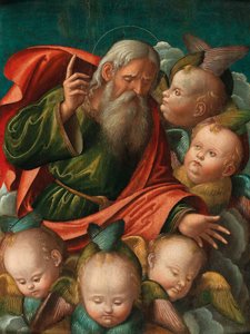 Dio Padre, circondato da angeli