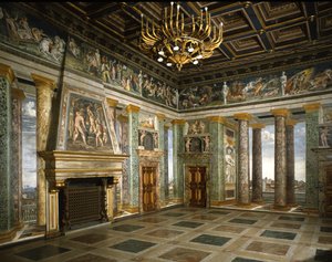 Sala delle Prospettive (affresco) da Baldassarre Peruzzi