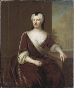 Albertina Friederike (1682-1755), principessa di Baden-Durlach, principessa di Holstein-Gottorp da Balthasar Denner