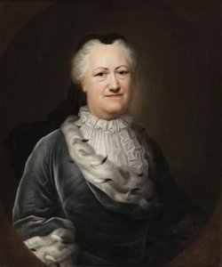 Ritratto di Elisabeth Sophie Marie, Principessa di Brunswick-Wolfenbüttel 1683-1767, 1747 da Balthasar Denner
