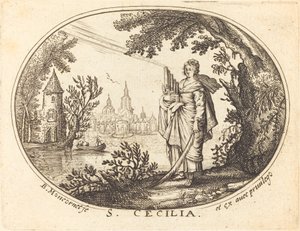 Santa Cecilia in un paesaggio