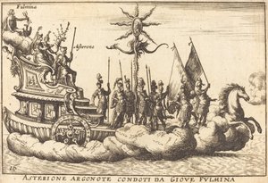 Asterione Argonauta condotto da Giove Fulmina