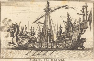 Barcha del Hercole da Balthasar Moncornet after Remigio Cantagallina