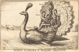 Evrito Echione e Etalide Argonote da Balthasar Moncornet after Remigio Cantagallina