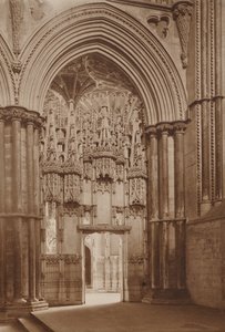 Cappella del Vescovo Alcock dal Reho-Choir, Cattedrale di Ely da Balthasar van der Ast
