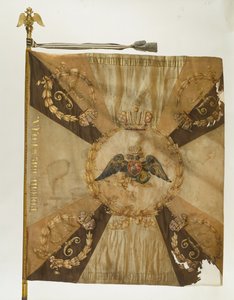 Bandiera di San Giorgio del Reggimento di Fanteria di Mosca al tempo di Nicola I, 1830-1840s