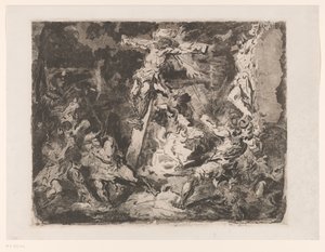 Cristo sulla croce da Barbara Elisabeth van Houten (signed by artist)