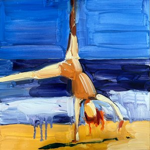 senza titolo, 06/03/2024 ( olio su tavola di gesso primerizzata)