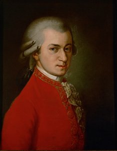 Wolfgang Amadeus Mozart ... (olio su tela)