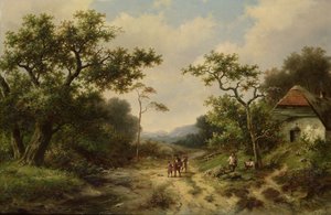 Paesaggio di campagna, XIX secolo