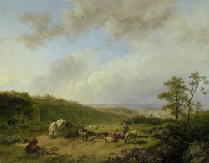 Paesaggio con minaccia di temporale