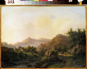 Paesaggio con sentiero