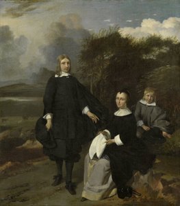Famiglia in un paesaggio da Barend Graat