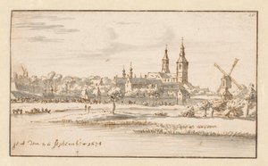 Veduta di Gand da Barend Klotz (attributed to)